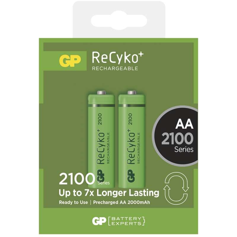GP Batteries ReCyko+ 2100 AA 2ks 1032212070