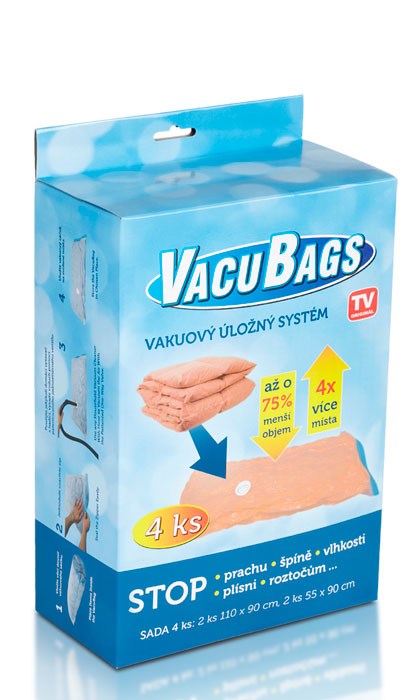 HomeLife Vacu Bags klasik 4 ks