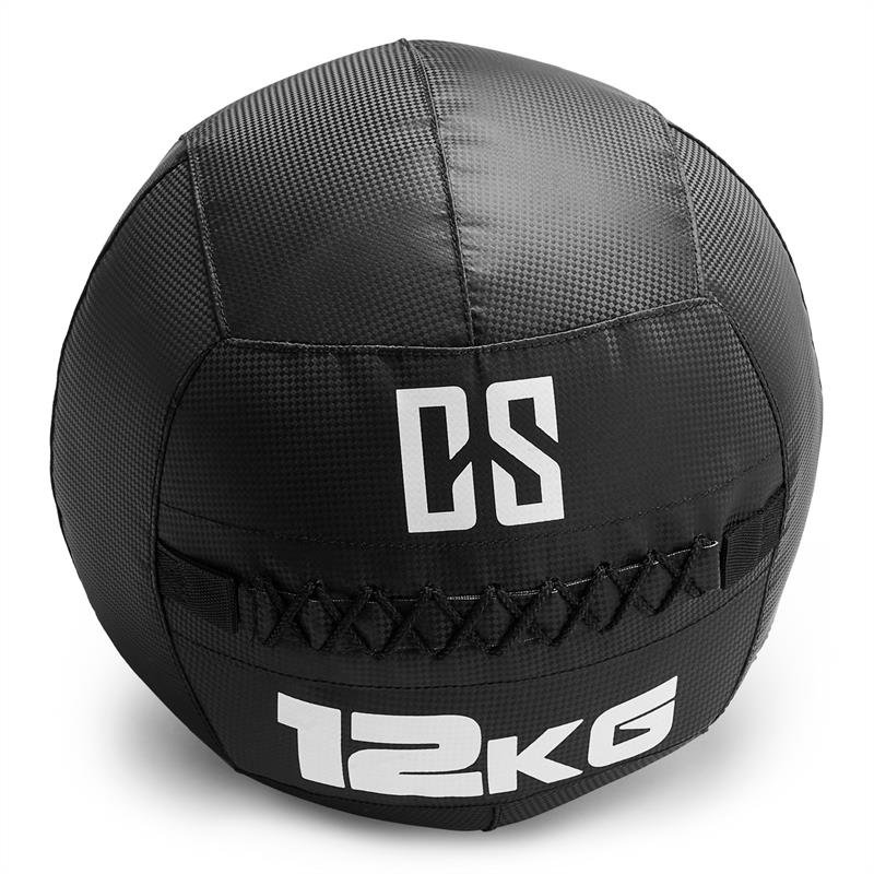 Capital Sports Bravor Wall Ball medicinbal PVC 12kg černá