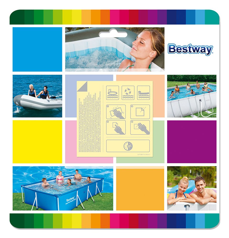 Bestway 62091 Bazénová sada voděodolných záplat 10 ks