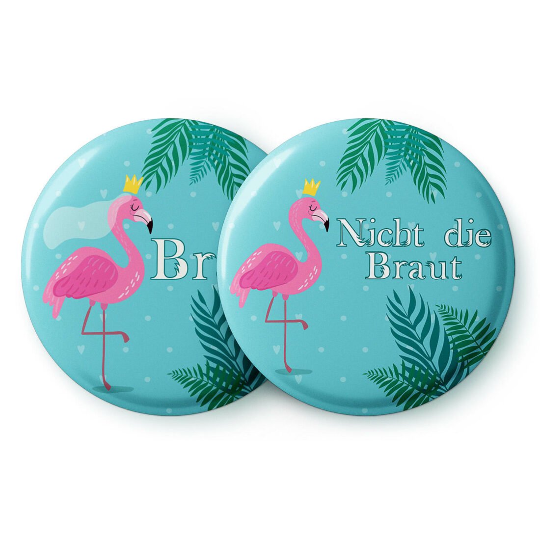 Spielehelden Odznaky Flamingo II pro rozlučku se svobodou 12 odznaků 5