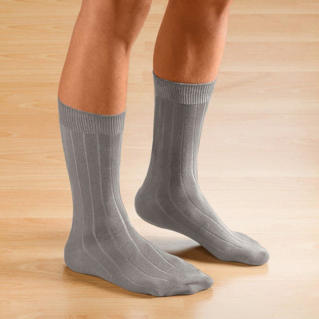 Ponožky s širokým lemem